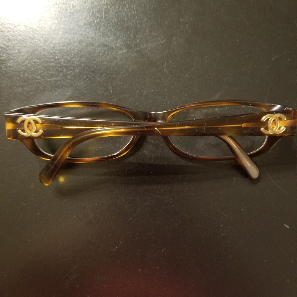 Authentic Chanel tortoise eyeglasses